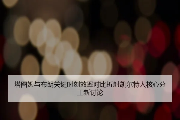 塔图姆与布朗关键时刻效率对比折射凯尔特人核心分工新讨论 - kaiyun